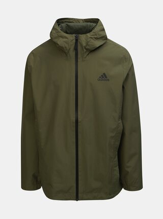 Jacheta barbateasca kaki impermeabila adidas Performance Climaproof Rain