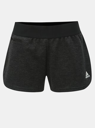 Pantaloni scurti gri inchis melanj de dama adidas Performance Stadium