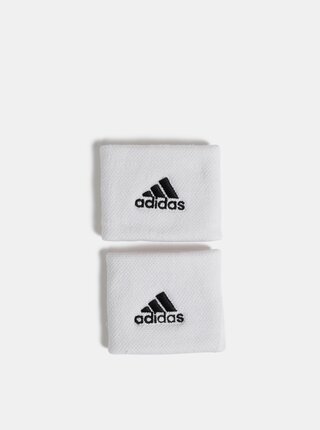 Set de 2 mansete elastica alba adidas Performance TENNIS