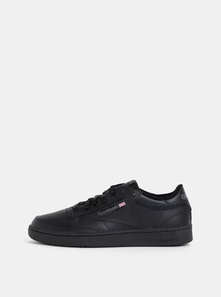 Černé pánské kožené tenisky Reebok Club C 85