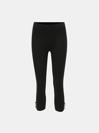 Černé zkrácené legíny M&Co