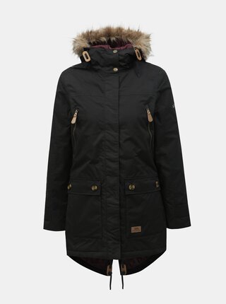 Černá zimní voděodolná parka M&Co