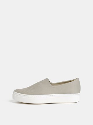 Pantofi slip on bej de dama Vagabond Camille