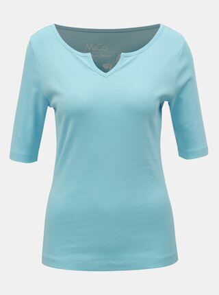 Tricou basic albastru deschis M&Co