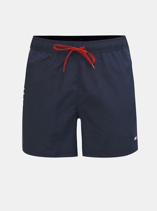 Tmavě modré pánské slim fit plavky Tommy Hilfiger