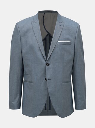 Modré oblekové slim fit sako Selected Homme Freesum