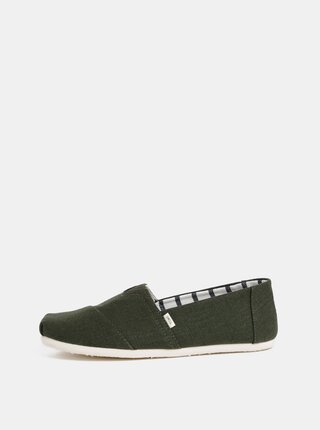 Zelené pánské slip on TOMS