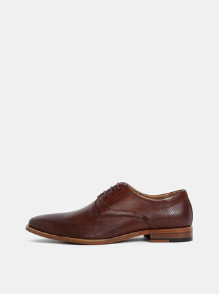 Pantofi barbatesti maro inchis din piele Dice Royce