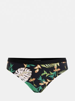 Slip de baie verde-negru cu model tropical ONLY Ibiza