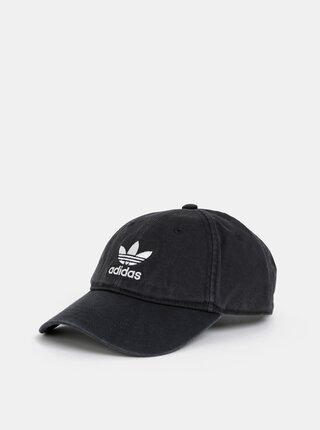 Černá kšiltovka s výšivkou adidas Originals Adic Washed