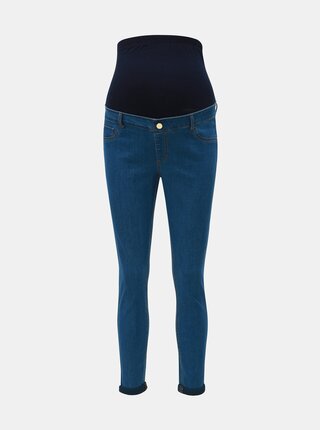 Modré těhotenské džíny Dorothy Perkins Maternity Harper