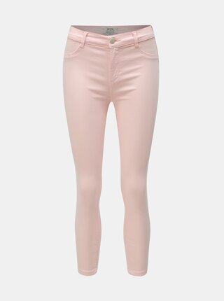 Růžové zkrácené džíny Dorothy Perkins Petite Frankie