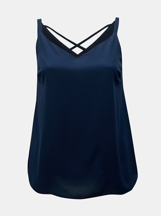 Tmavě modrý top Dorothy Perkins Curve