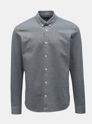 Camasa formala gri melanj slim fit Selected Homme