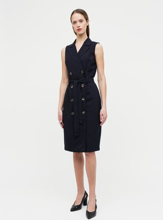 Tmavě modré pouzdrové šaty Dorothy Perkins