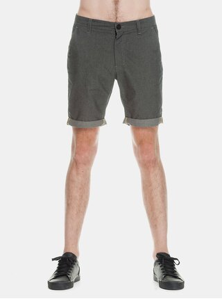 Tmavě šedé pánské regular fit kraťasy Ragwear Liny