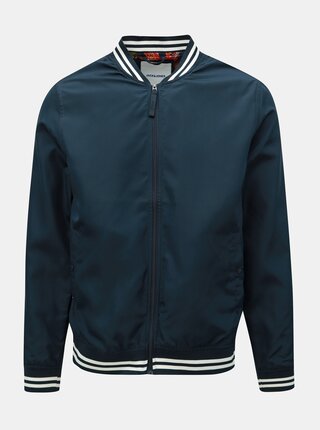 Tmavě modrý lehký bomber Jack & Jones Bahamas