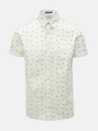 Bílá vzorovaná košile Jack & Jones Luis