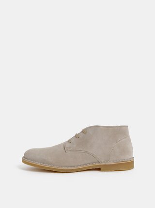 Ghete barbatesti bej din piele intoarsa Selected Homme Royce