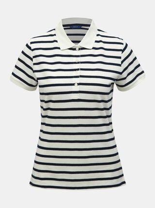 Modro-bílé dámské pruhované polo tričko GANT