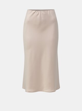 Svetloružová midisukňa Miss Selfridge Petites
