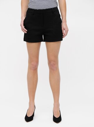 Pantaloni scurti negri cu buzunare VERO MODA Julia