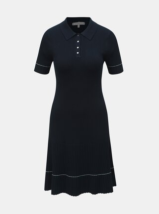 Tmavě modré svetrové šaty Tommy Hilfiger Lanae