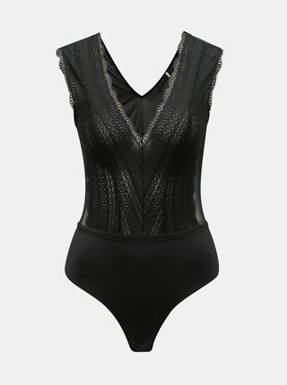 Černé krajkové body Pieces Mollie