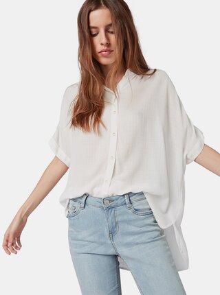 Bluza alba Tom Tailor Denim