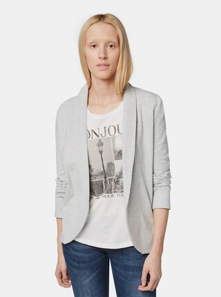 Sacou gri deschis melanj de dama Tom Tailor Denim