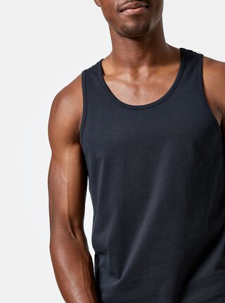 Maiou basic negru regular fit Burton Menswear London
