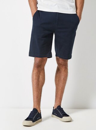 Tmavě modré chino kraťasy Burton Menswear London