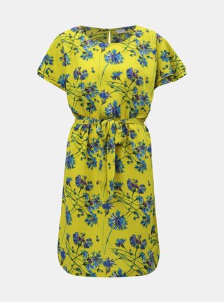 Rochie galbena florala Jacqueline de Yong Trick