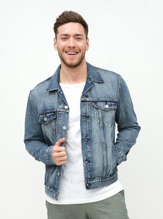 Modrá pánska rifľová bunda Levi's® Trucker
