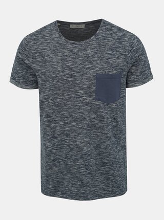 Modré žíhané tričko Selected Homme Jack