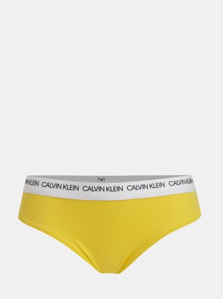 Žlutý dámský spodní díl plavek Calvin Klein Underwear