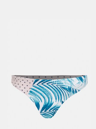 Bielo–modrý dámsky obojstranný spodný diel plaviek Rip Curl