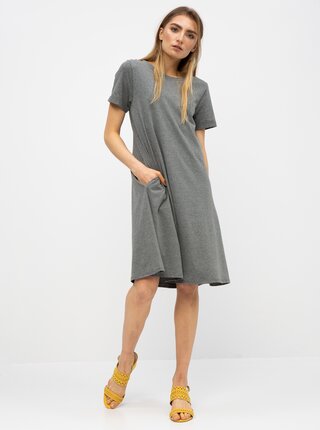 Rochie gri cu buzunare ZOOT