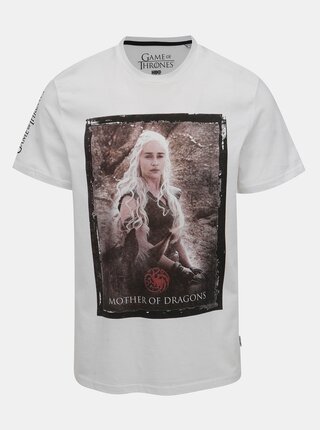 Bílé tričko ONLY & SONS Games of thrones