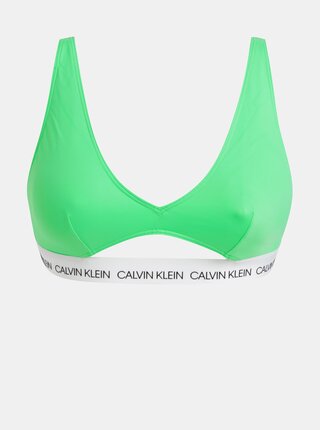 Zelený horní díl plavek Calvin Klein Underwear