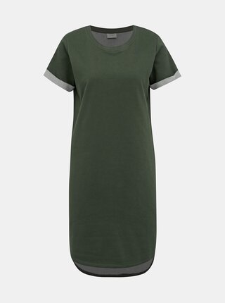 Khaki mikinové šaty Jacqueline de Yong Ivy