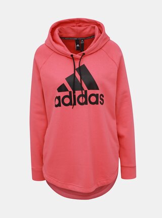 Rúžová dámska mikina adidas Performance