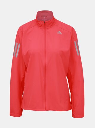 Růžová dámská voděodpudivá bunda adidas Performance