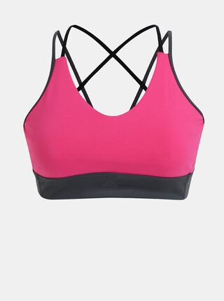 Rúžová športová podprsenka adidas Performance