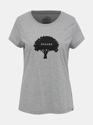 Šedé žíhané tričko s potiskem prAna Graphic tee