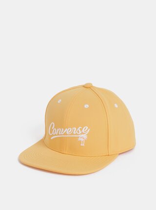 Oranžová dámská kšiltovka s výšivkou Converse