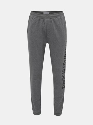 Šedé pánské tepláky Calvin Klein Jeans
