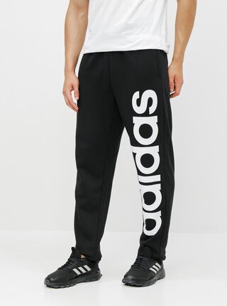 Čierne pánske tepláky s potlačou adidas CORE Brand