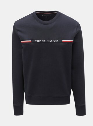 Tmavomodrá pánska mikina Tommy Hilfiger
