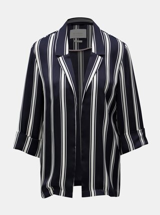 Sacou albastru inchis in dungi Rich & Royal